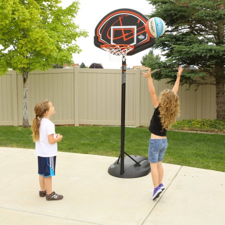LOYEAH Panier de basket et support pour enfants jeux de jardin pour tout-petits adolescents et adultes garçons hauteur réglable de 3,6 à 6,7 FT jeux d'intérieur et d'extérieur filles 